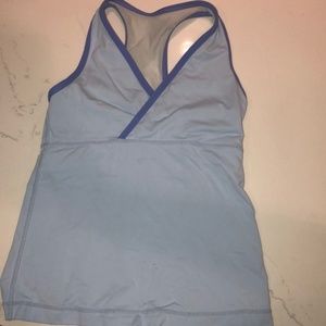 2 Lululemon Athletic Tops-1 Blue & 1 Black-Size 0